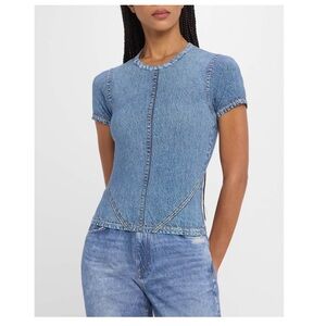 Rag & Bone Miramar Jersey Baby Tee Shirt.